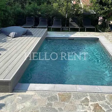 Centre Grande Piscine Chauffée Villa Cannes